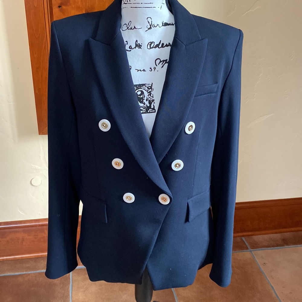 Veronica Beard Navy Miller Jacket